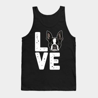 I Love My Bostie Dog Gift For Dog Lover Tank Top